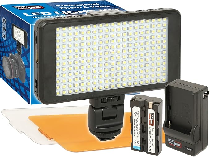 Vidpro LED-230 Photo and Video Light Kit by Vidpro