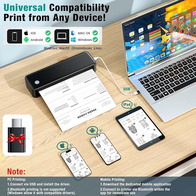 PEDOOLO Portable Printer Wireless - Image 2