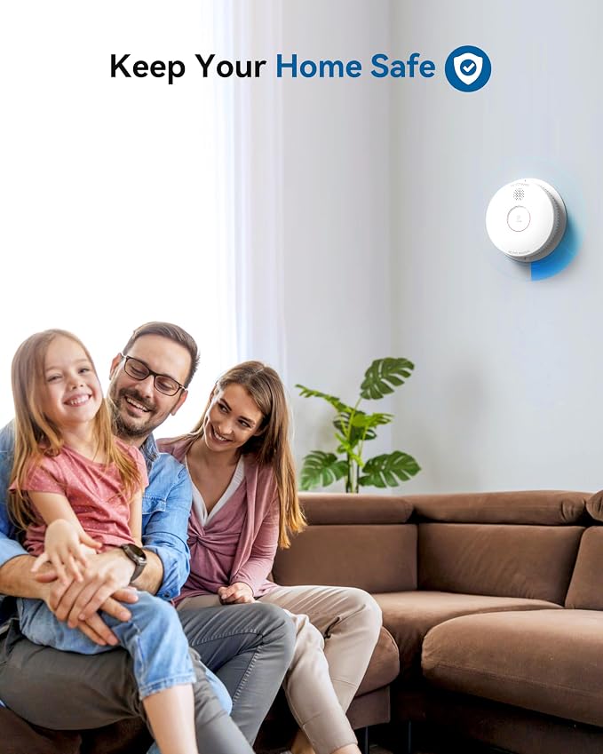 SITERWELL Smoke Detector, Hardwired Interconnected Smoke Detector, - Image 7
