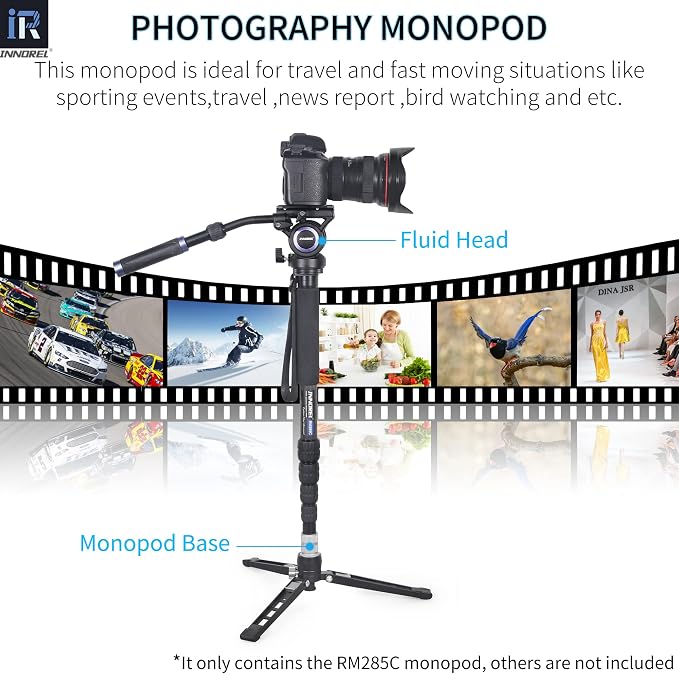 Carbon Fiber Camera Monopod INNOREL RM285C Professional Portable Compact - Image 7