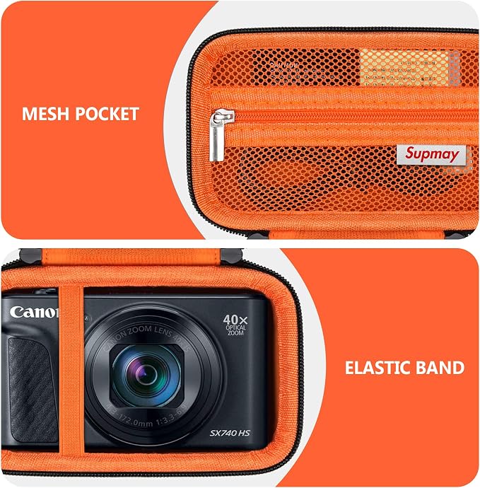 Hard Carrying Case for Canon PowerShot SX740 HS/ SX730 HS/ SX720 HS/ SX620 HS/ - Image 4