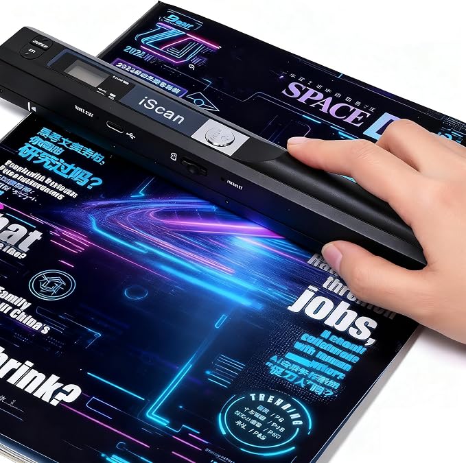 A4 Document Scanner, Portable Card Photo Scanner by Unknown