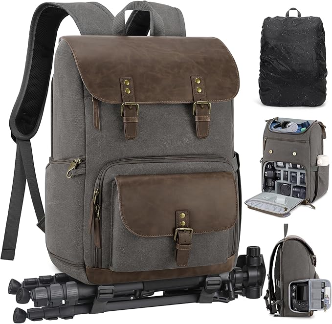 RAINSMORE Camera Bag Professional by RAINSMORE