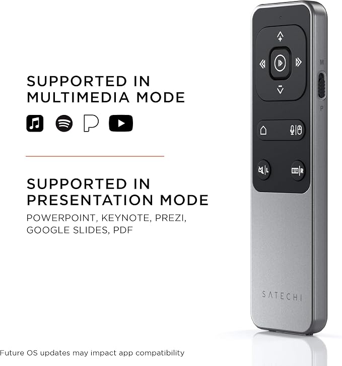 Satechi Bluetooth Remote Control, R2 Multimedia Remote Control in Presentation - Image 6