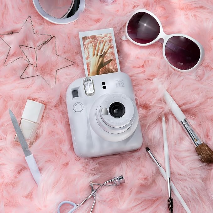 instax mini 12 Camera, Clay White - Image 4
