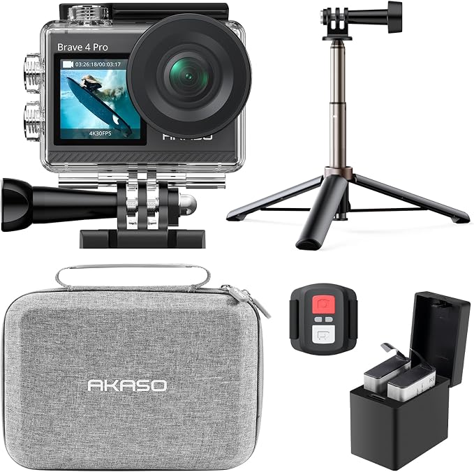 AKASO Brave 4 Pro Action Camera by AKASO