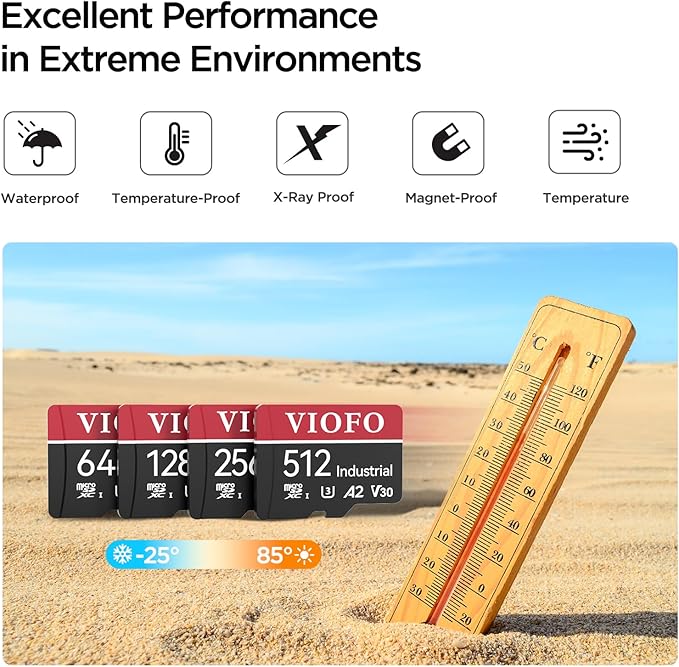 VIOFO 64GB Industrial Grade High Endurance microSDXC Card - Image 5