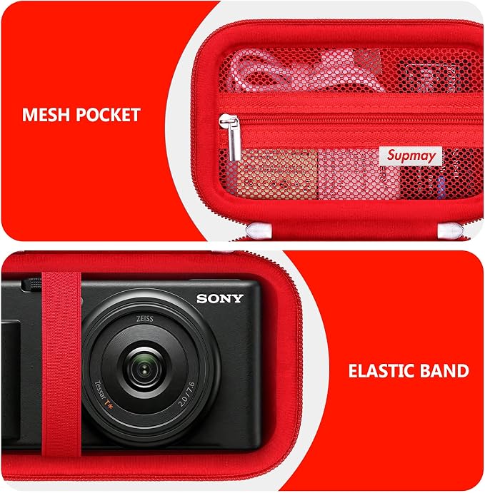 Hard Travel Case for Sony ZV-1F / ZV-1 / ZV-1 II Digital Camera, Vlogger Camera - Image 4