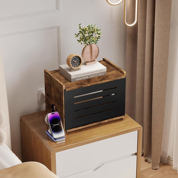 Homode Router Shelf, Wood Wifi Box Hider, Projector Shelf Stand, Router Modem - Image 9