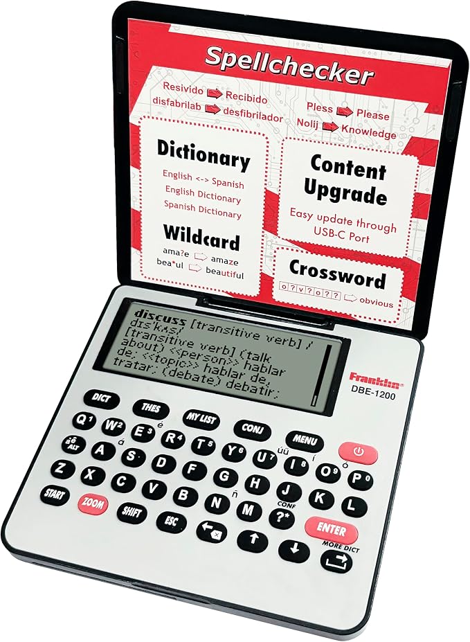 Franklin DBE-1200 Bilingual Electronic Dictionary – English-Spanish, Spanish by Unknown