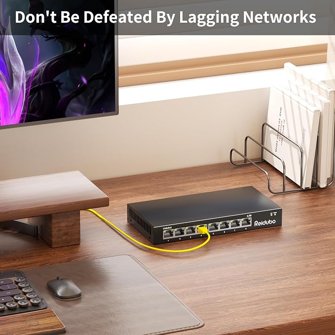 Ethernet Switch Unmanaged, 8 Port 2.5gb Switch, 60Gbps Switching Capacity - Image 7