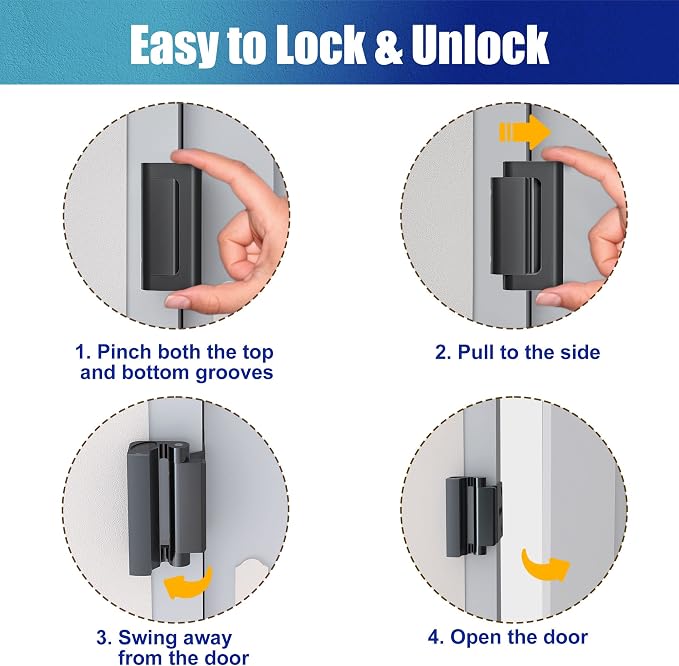 2Pack Door Reinforcement Lock Withstands 800lbs of Force - Image 3
