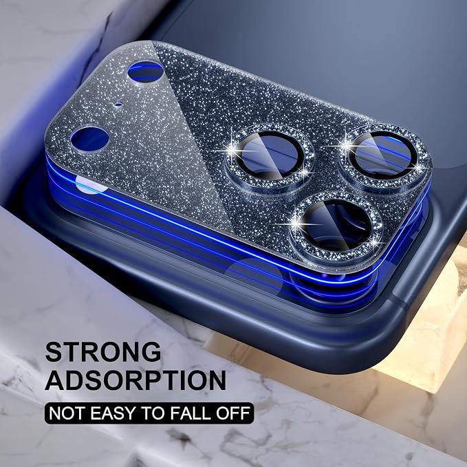 Choiche Compatible for iPhone 17 Pro Camera Lens Protector, Bling Camera Cover - Image 5