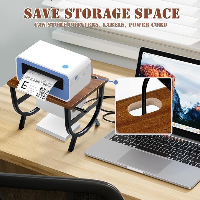 Label Holder for Rolls and Fan-Fold Labels, Thermal Label Holder, Shipping - Image 3