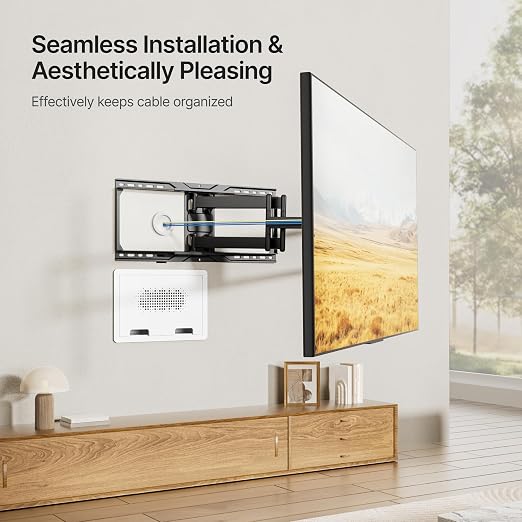 9" in-Wall Media Box, Recessed Outlet Wall Box, Structured Media Enclosure - Image 4