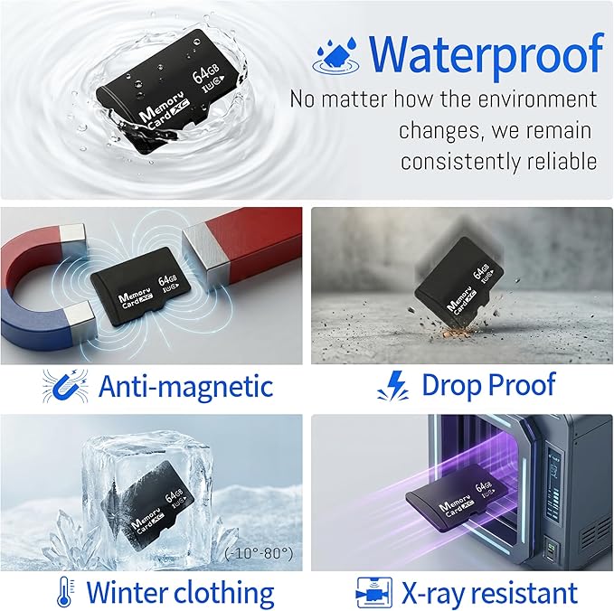 64GB Micro SD Card for Dashcam & Security Camera U3 V30 A1 | High Endurance - Image 3