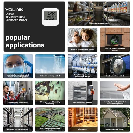 YoLink SpeakerHub & Two Temp/Humidity Sensors Starter Kit – Audio Hub Plays - Image 6
