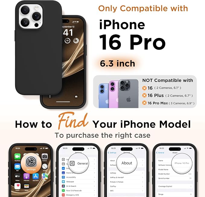 GolbinBox Magnetic for iPhone 16 Pro Case, Compatible - Image 2