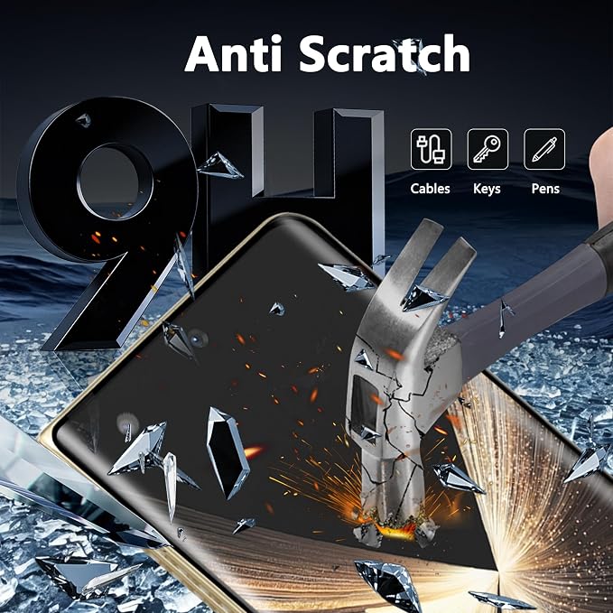 2+2 Pack for Honor Magic V5 Screen Protector, Tempered Glass + Camera Lens - Image 3