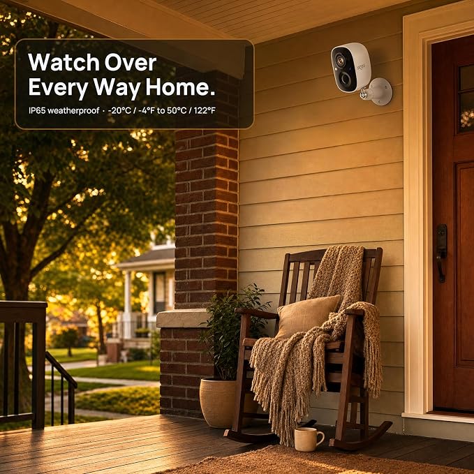 Dzees 2K Security Cameras Wireless Outdoor, Battery Powered AI Motion Detection - Image 6