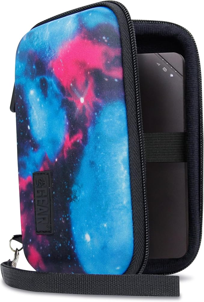 USA Gear Hotspot Carrying Case Fits Solis Edge, Orbic RC400L, AT&T Turbo 3 by USAGEAR