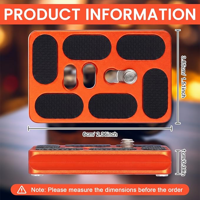 Frienda 2 Pieces Metal Quick Release Plate - Image 4