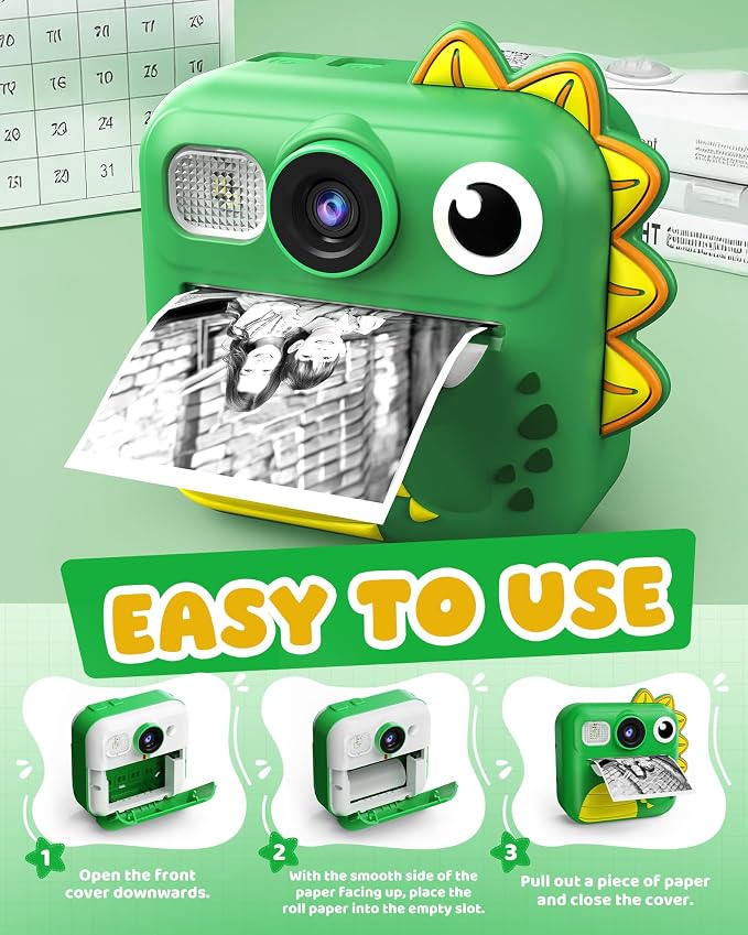 KOKODI Kids Camera Instant Print, Toddler Cameras Christmas Birthday Gifts - Image 7