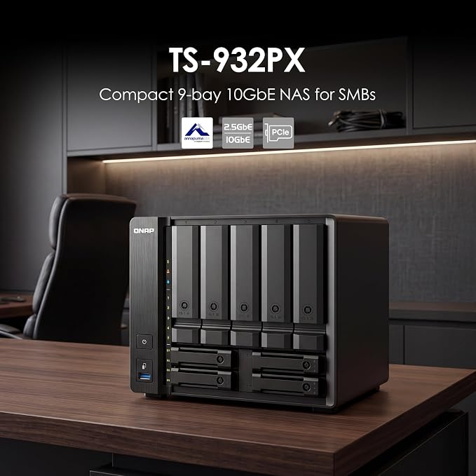 QNAP TS-932PX-4G 5+4 Bay High-Speed NAS - Image 2
