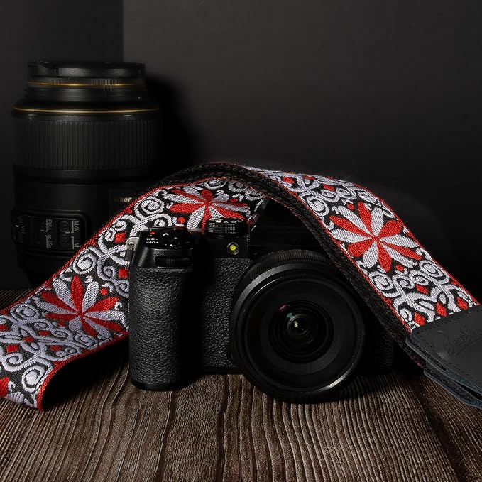 Camera Strap, Jacquard Weave 2" Shoulder Neck Straps - Image 4