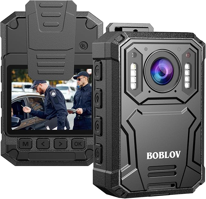 BOBLOV KJ23Pro 2K Body Camera, 256GB Body Worn Camera - Image 9