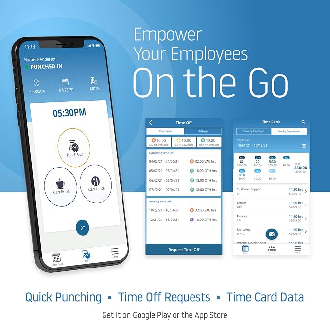 uAttend Touch-Free Voice Control and Facial Recognition Time Clock System - Image 7