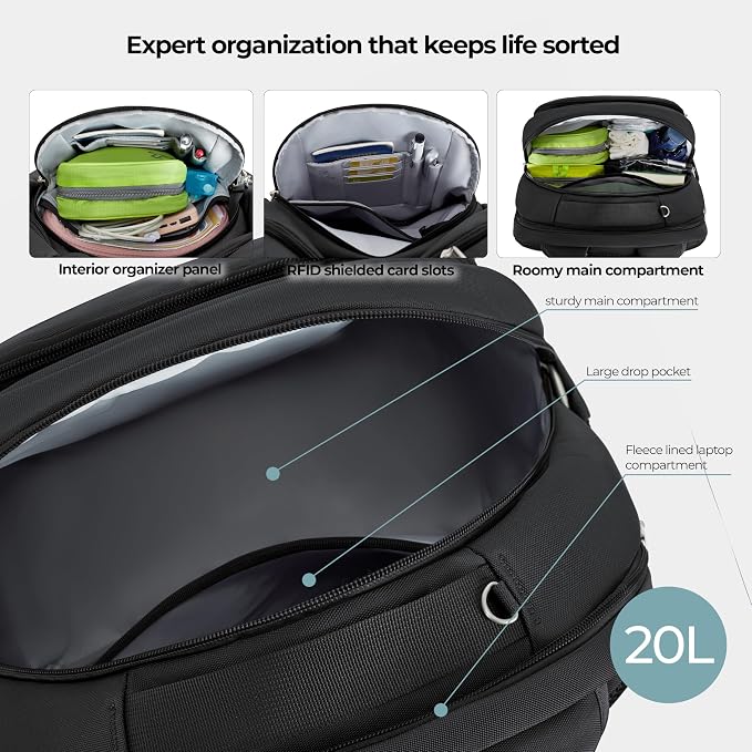 Travelon Anti-Theft Classic Large Backpack - Image 9