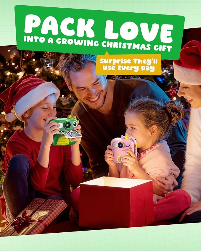 KOKODI Kids Camera Instant Print, Toddler Cameras Christmas Birthday Gifts - Image 8