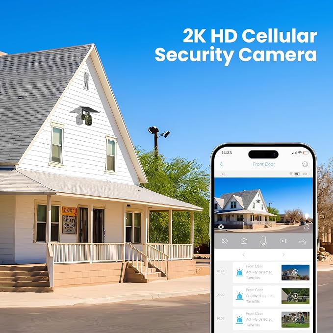 SOLIOM S600 4G LTE Cellular Security Cameras Wireless Outdoor, Solar Security - Image 3