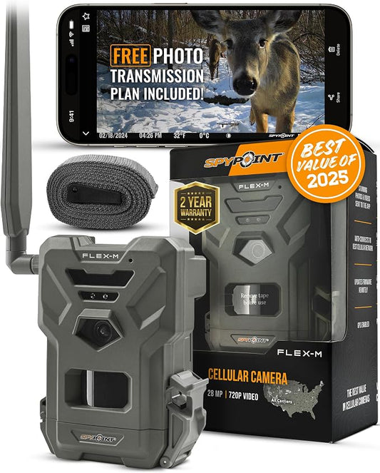 SPYPOINT Flex-M Cellular Trail Camera by SPYPOINT%E2%80%93ReliableScoutingSuccessfulHunting