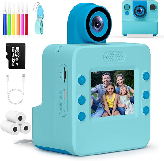 Nreonrick Kids Camera Instant Print, Selfie Toddler Digital Instant Camera by Nreonrick
