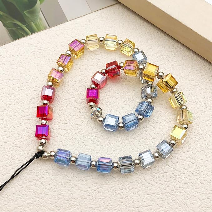 Beaded Camera Wrist Strap Cute Digital Camera Charm Lanyard Phone Chain - Image 3