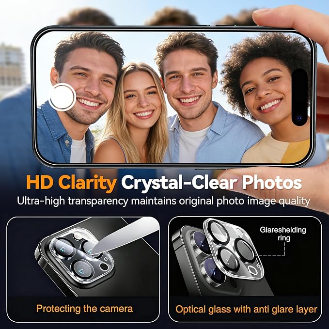 Wiaocit 3 Pack Tempered Glass Privacy Screen Protector - Image 6