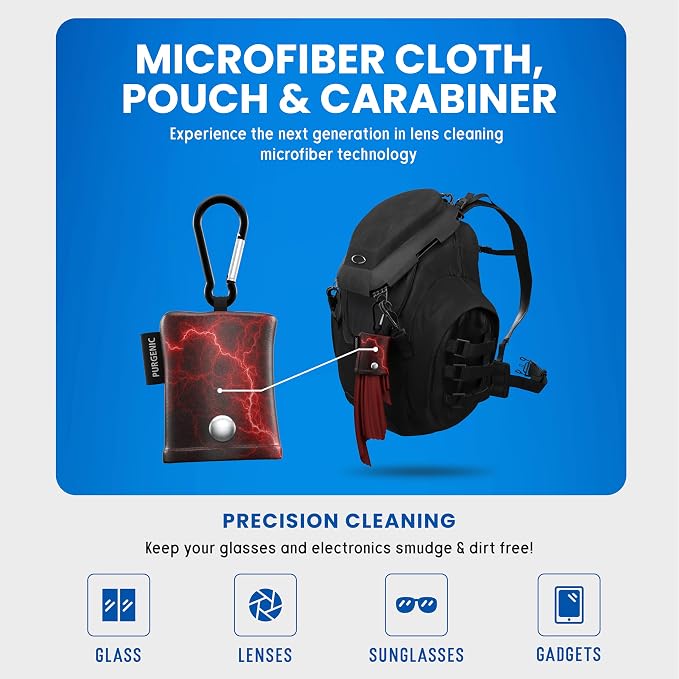 Microfiber Cloth & Glasses Wipes Lens & Glasses Cleaning Cloth - Image 3