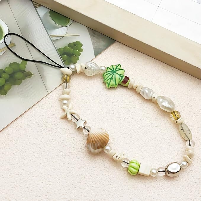 Beaded Camera Wrist Strap Cute Digital Camera Charm Lanyard Phone Chain - Image 2
