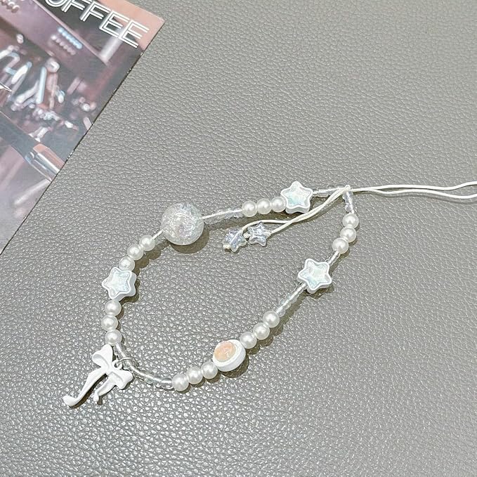 Beaded Camera Wrist Strap Cute Digital Camera Charm Lanyard, Phone Wristlet - Image 5