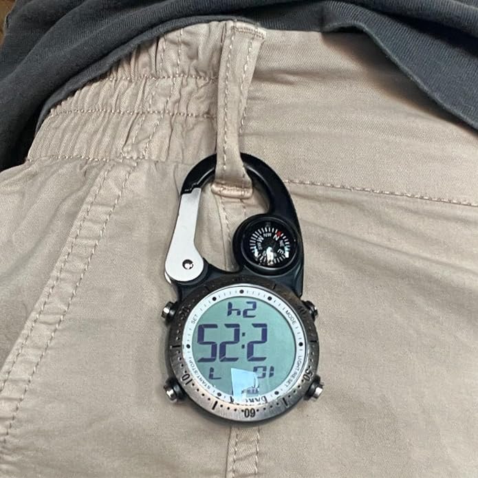 Dakota Digital Backpacker Clip, Fob and Pocket Watch, Timer and Dual Time - Image 6