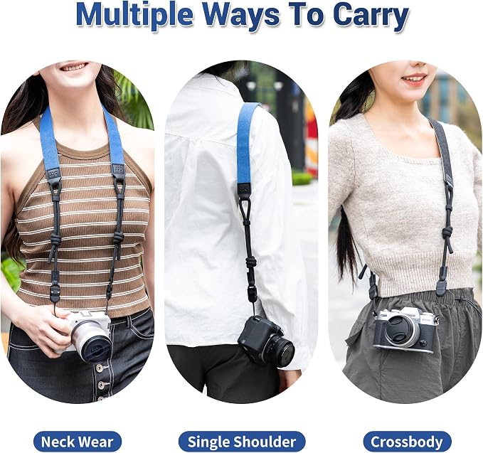 Minimalist Denim lifestyle Camera Shoulder Neck Strap - Image 4
