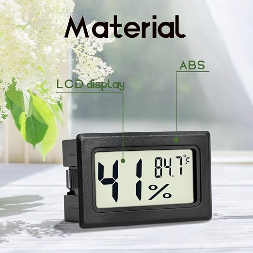 EWPJDK Mini Hygrometer Indoor Humidity Meter Hygrometer Thermometers 4 Pack - Image 5