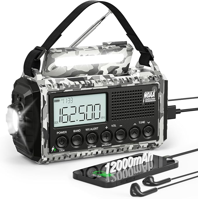 Eoxsmile Emergency Radio 12000mAh by Eoxsmile