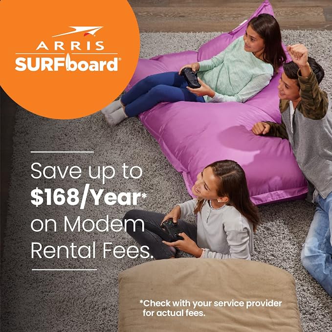 ARRIS Surfboard SBG7400AC2-RB DOCSIS 3.0 Cable Modem & AC2350 Wi-Fi Router - Image 2