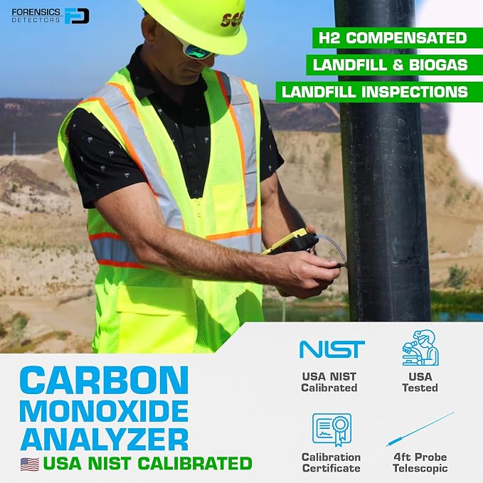 Carbon Monoxide Analyzer for Biogas and Landfill | H2 Compensated CO Sensor | - Image 2