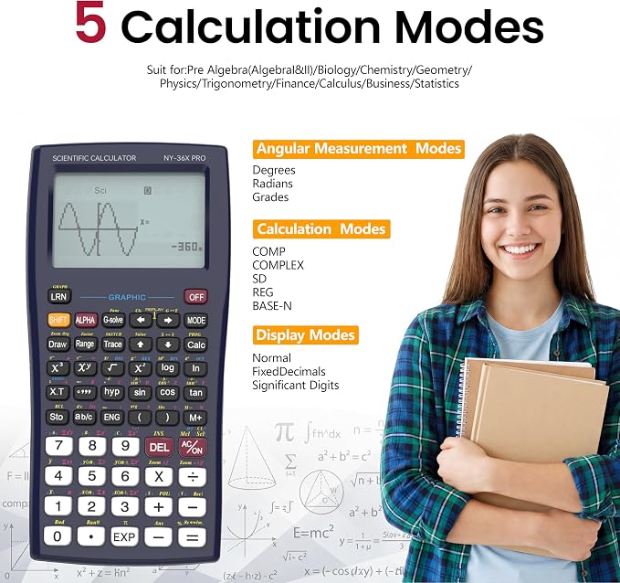 Graphing Scientific Calculators ROATEE 36X Pro Office Calculators - Image 5