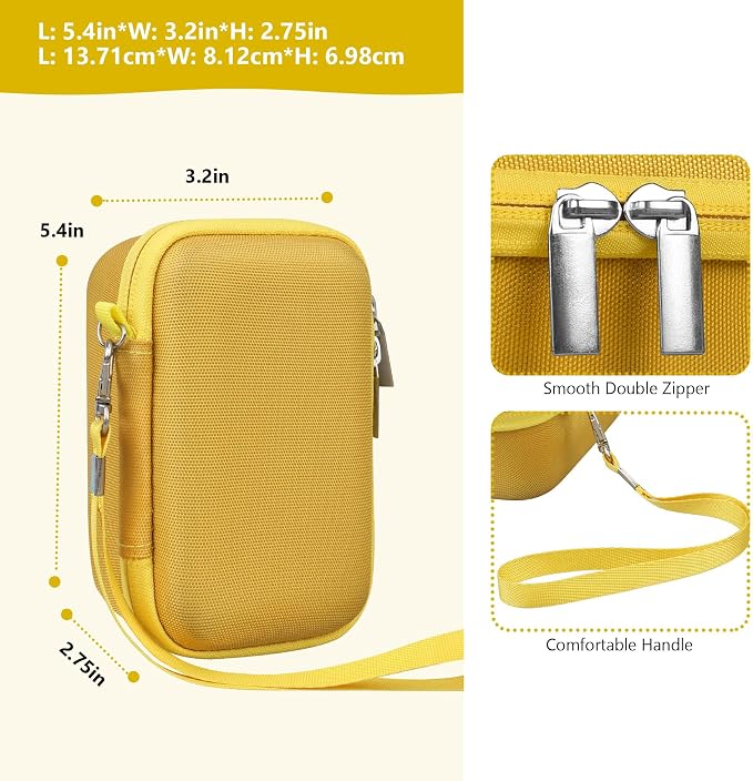 Hard Travel Case for Sony ZV-1F / ZV-1 / ZV-1 II Digital Camera, Vlogger Camera - Image 3