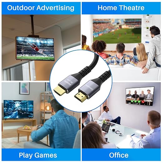 HDMI® Cable, Heavy-Duty 8K HDMI® Cable 25FT, 48Gbps Ultra HD Cord, Supports - Image 5